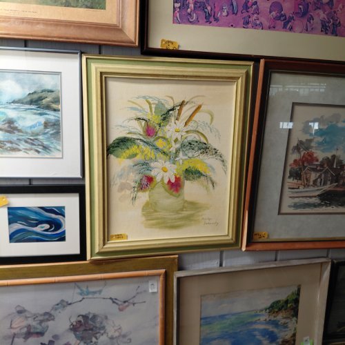 Various Pieces of Vintage Framed Artwork