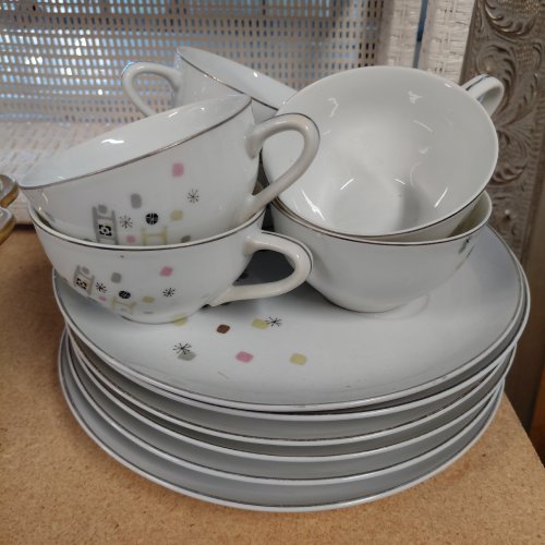 Mid Century Modern Noritake Made In Japan Snack Set